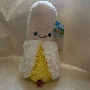 Yellow and Cream Ghost Stuffed Animal